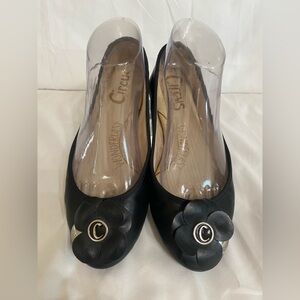 Circus by Sam Edelman Black Leather Ballet Flats, Wonderlast, Xtra Comfort SZ 7